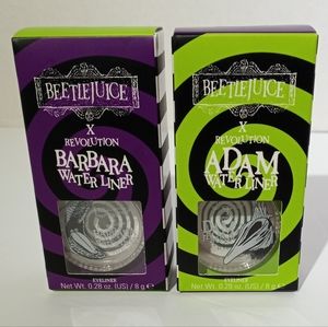 Beetlejuice X Revolution Cosmetic Makeup Eyeliner Barbara & Adam Water Liner